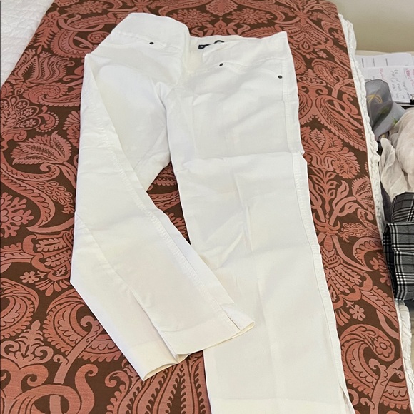 White Straight-Leg Pants - Picture 1 of 1